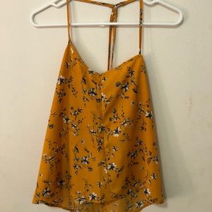 spring floral cami/ blouse